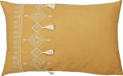 Produktbild von Furn - Kissenhülle "Pritta" Quaste RV2862 (40 cm x 60 cm) (Senf)