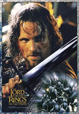 Produktbild von Herr der Ringe Poster Die zwei Türme Aragorn 68 x 98 cm