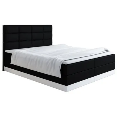 Obrázek produktu pro Čalouněná postel 180x200 LILLIANA 1 - černá / bílá