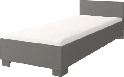 Produktbild von Kinderbett Bett Bettgestell Einzelbett Bett 90cm mit Fantasy Matratze Grau Jonas 36