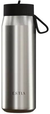 Produktbild von ESTIA Kaffeebecher Thermobecher 500 ml Isolierbecher Becher aus Edelstahl silber