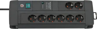 Image de Brennenstuhl Premium-Line DUO ÜSS 8fach schwarz