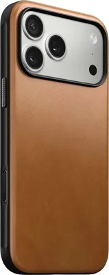 Immagine prodotto di Custodia Nomad Modern in pelle, marrone inglese - iPhone 17 Pro Max
