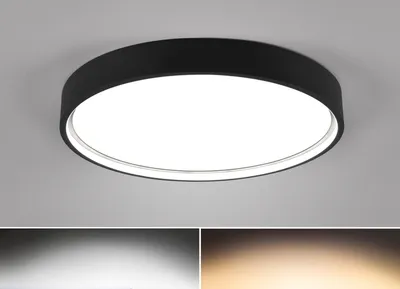 Obrázek produktu pro LED stropní svítidlo černé matné, Ø 45 cm