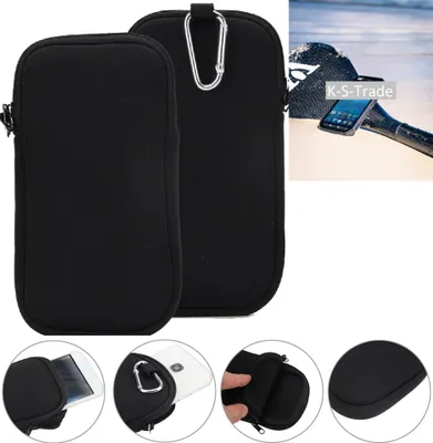 Produktbild von K-S-Trade Neopren-Hülle Handy-Hülle kompatibel mit Caterpillar Cat S41 Schutzhülle Neoprenhülle Sleeve Schutz-Hülle Gürtel Tasche Case Holster
