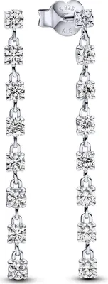 Zdjęcie produktu dla Kolczyki Pandora Sparkling Eight Stones 293159C01 Kolczyki