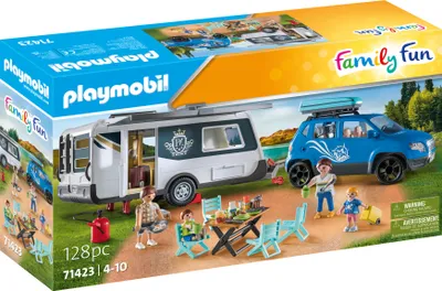 Produktbild von PLAYMOBIL 71423 Przyczepa kempingowa z samochodem
