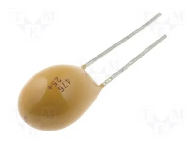 Produktbild von 1x Kondensator: Tantal ±20% 25VDC -55÷85°C THT 47uF  5,08mm TC-47/25 Tantal-Konden