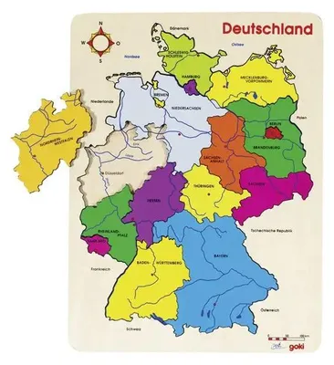 Zdjęcie produktu dla Goki Germany II, 16 szt., Edukacja, 4 lat(a)