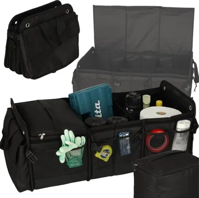 Zdjęcie produktu dla Organizer do bagażnika samochodowego z torbą termiczną, 37x76x32cm