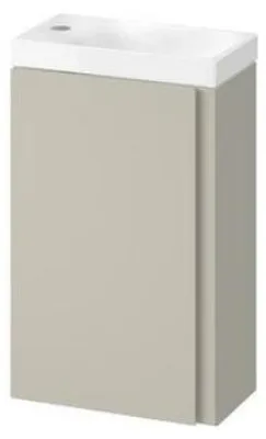 Produktbild von Cersanit | Badezimmerschrank - 40 Cm - mit Waschbecken - Beige - 40x66x22 Cm - Waschtisch - Sanftes Schließen