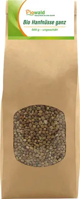 Produktbild von Piowald Hanfnüsse ganz - 500g