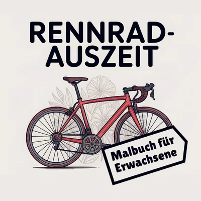 Produktbild von Rennrad Auszeit - Malbuch für Erwachsene