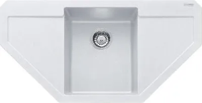 Produktbild von Franke Maris - Fragranit Spülbecken MRG 612 E, 960x500 mm, weiß Eis 114.0250.568