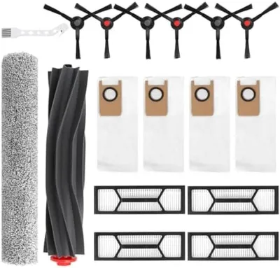 Productafbeelding van PromoHome® 17-delige accessoire set voor stofzuigrobots – vervangingsonderdelen set met hoofdborstel, dweilpad, zijborstels, filters en stofzakken