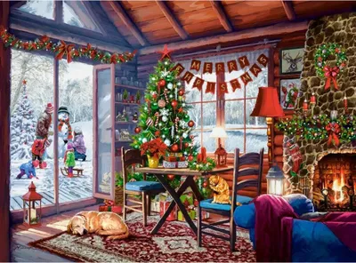 Zdjęcie produktu dla Puzzle 2000 elementów. Świąteczna wioska