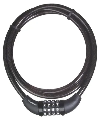 Obrázok produktu pre Oceľové lanko Master Lock s integrovaným kombinačným zámkom 8119 EURD
