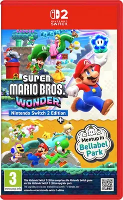 Obrázok produktu pre Nintendo Super Mario Bros. Wonder ( Switch 2), Nintendo Switch 2, Režim multiplayer, E (bez obmedzenia)
