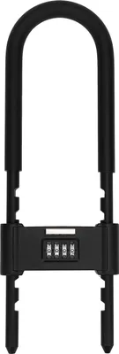 Produktbild von 4-stelliges Zahlenkombinations-Vorhängeschloss, robust, 160–280 mm, verstellbares U-förmiges Sicherheitscode-Schloss für Fahrräder, Tore, Schuppen, Zä