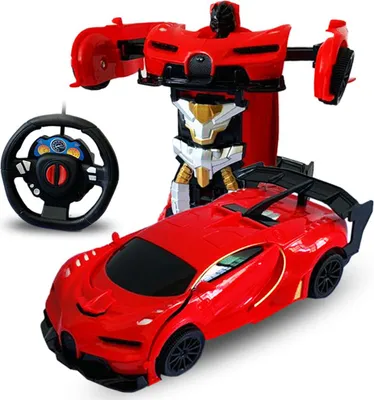 Zdjęcie produktu dla 1 / 24 Deformacja Zdalne sterowanie Samochód elektryczny Robot Dzieci Zabawka prezent czerwony _ 1: 24