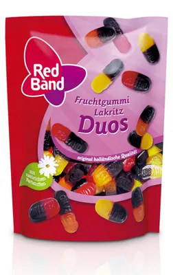 Obrázek produktu pro Red Band ovocná lékořice duo ve 3 sladkých, lahodných variantách 200g