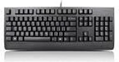 Zdjęcie produktu dla Lenovo Preferred Pro II, Pełnowymiarowy (100%), Przewodowa, USB, AZERTY, Czarny