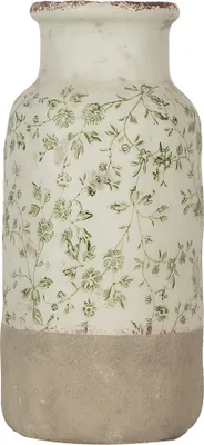 Immagine prodotto di Vaso Clayre & Eef Ø 15x32 cm Fiori in Vetroceramica verde