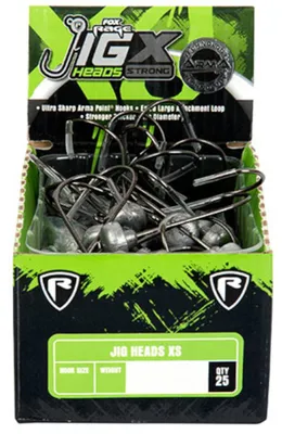 Produktbild von Fox Rage Jig Head X Strong Bulk - 25 Jighaken, Größe/Gewicht:Gr. 6/0 / 15g