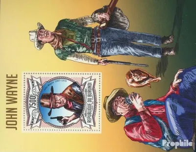 Produktbild von Briefmarken Burundi 2013 Mi Block 333 (kompl. Ausgabe) postfrisch John Wayne