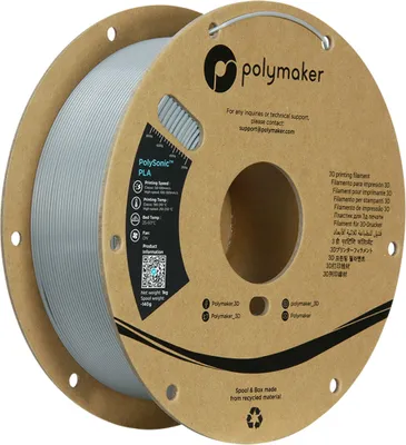 Produktbild von Polymaker PolySonic Grey 1.75mm 1kg