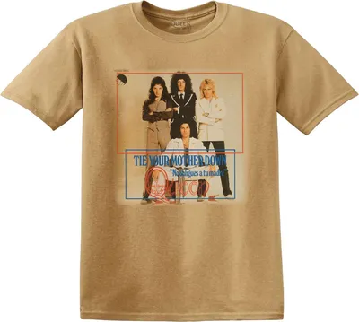 Image de Queen - "Tie Your Mother Down" T-shirt unie homme/femme RO554 (M) (Vieil or)
