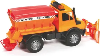 Zdjęcie produktu dla BRUDER MB-UNIMOG, 4 lat(a), Kopolimer akrylonitrylo-butadieno-styrenowy (ABS), Pomarańczowy, Czerwony