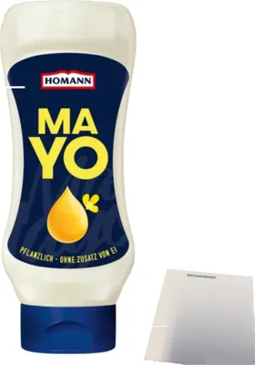 Produktbild von Homann Mayonnaise Sauce (430ml Flasche) + usy Block