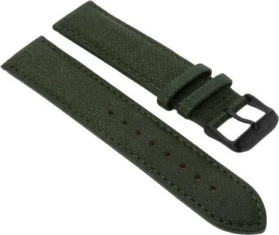 Produktbild von Nautica Herren Chrono Uhrenarmband 20mm grün Kalbleder A11108G A18685G