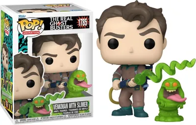Produktbild von The Real Ghostbusters - Venkman with Slimer 1785 - Funko Pop!