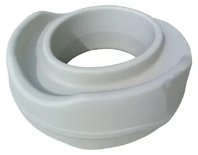 Toilettensitzerhöhung, weich, 11 cm, EVA-Schaum, bis 180 kg, weiß
