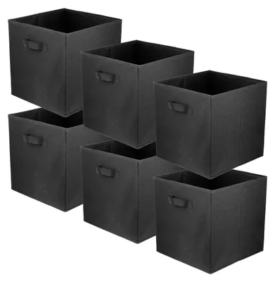 Produktbild von LAVITA Aufbewahrungsbox 31x31x31 cm Schwarz 6 Stück