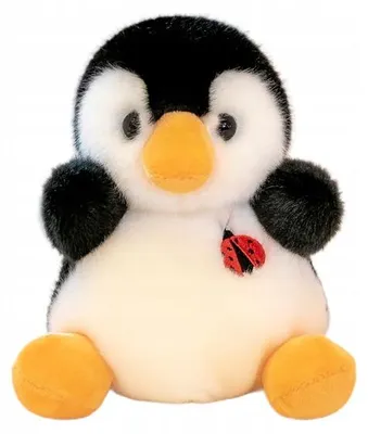 Produktbild von Granda Süßer Pinguin Plüschtier mit Marienkäfer Kuscheltier