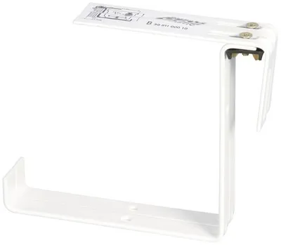 Produktbild von Blumenkastenhalter geli Typ B 1-fach verstellbar für Geländer weiß