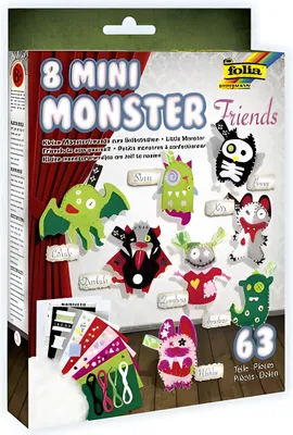 The image shows the front of a product box for a craft kit.