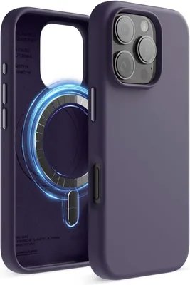 Produktbild von Elago MagSafe Silikonhülle für iPhone 16 Pro Deep Purple