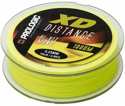 Zdjęcie produktu dla Prologic XD Distance Mono Hi-Viz Yellow 0,28 mm 1000 m 5,6 kg Żyłka