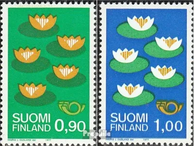 Produktbild von Briefmarken Finnland 1977 Mi 803-804 (kompl.Ausg.) postfrisch Umweltschutz