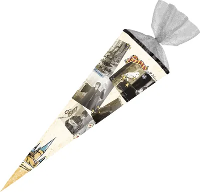 Produktbild von Nestler Schultüte Harry Potter Magical Moments eckig mit Tüllverschluss 85cm