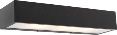 Produktbild von QAZQA - Design längliche Wandleuchte schwarz 3-flammig5 cm - Houx I Wohnzimmer - Aluminium Länglich I Rechteckig - LED geeignet G9