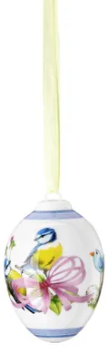 Porzellan-Ei 2025, oval, Ø 4,5 cm, Höhe 6,8 cm, Sammleredition