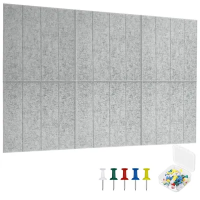 Productafbeelding van Omgoods - Felt Wandtegels, Set van 6, 30x30cm, Zelfklevend
