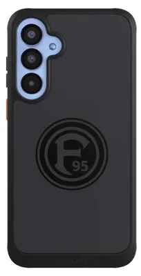 Produktbild von NIVOCASE Hülle für Samsung Galaxy A55 5G Handyhülle NIVOcore Case Schwarz F95 Fortuna Düsseldorf Logo