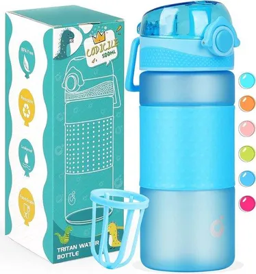 Produktbild von Kindertrinkflasche 500ml BPA-frei blau