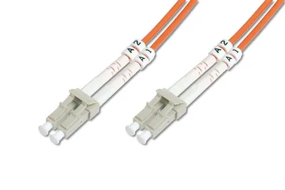 Immagine prodotto di Cavo patch in fibra ottica DIGITUS, LC duplex - LC duplex, OM2, 5,0 m
